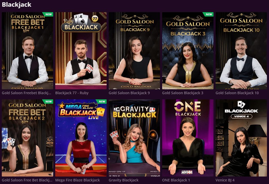 élő blackjack játék online kaszinóban